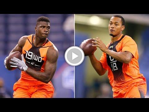 Brett Hundley and Dorial Green-Beckham take on the combine slninja.com/yqpv #new england patriots #patriots