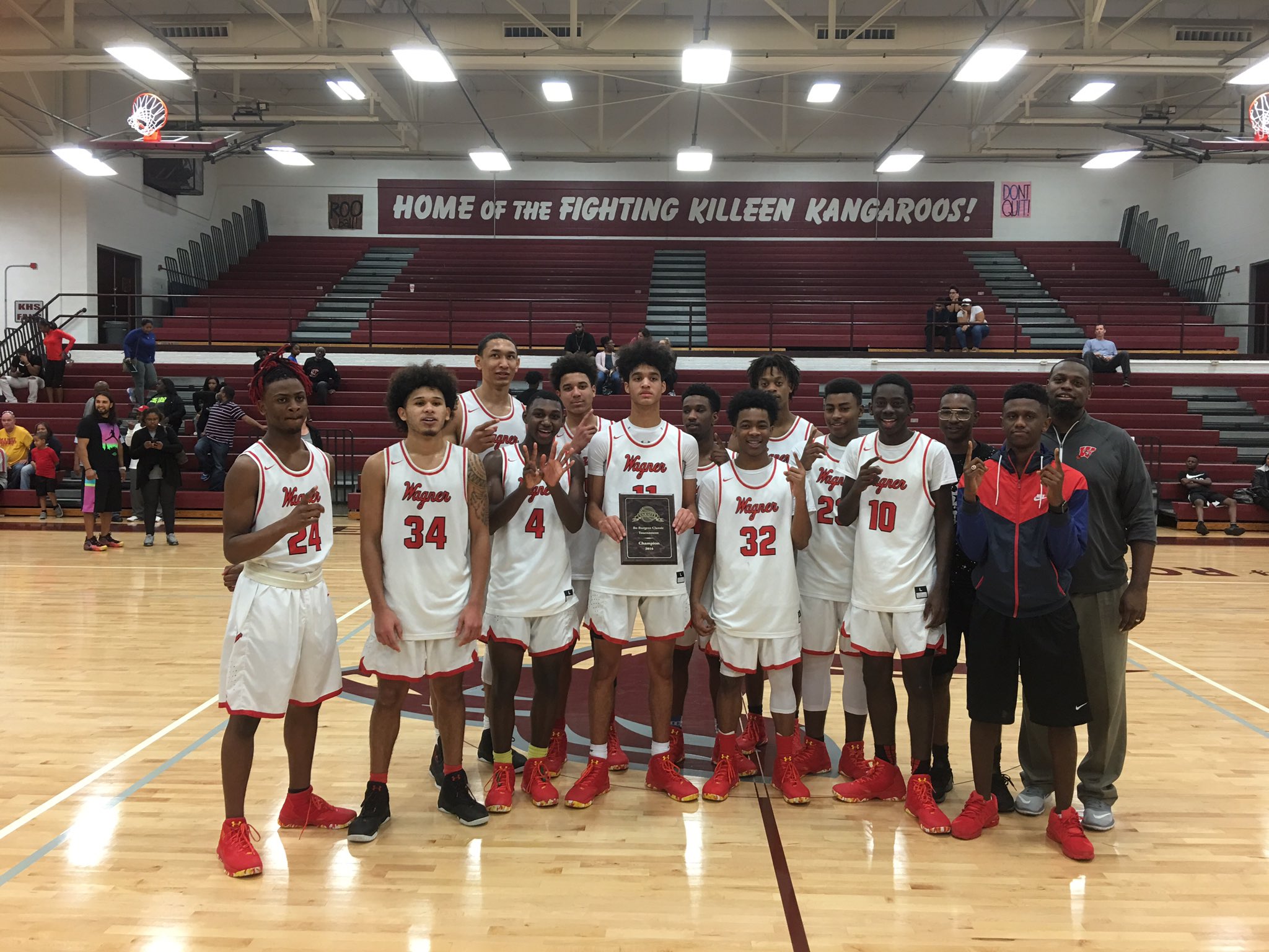 Wagner Basketball on Twitter "Tbirds win their third tournament for the year beating Redemption