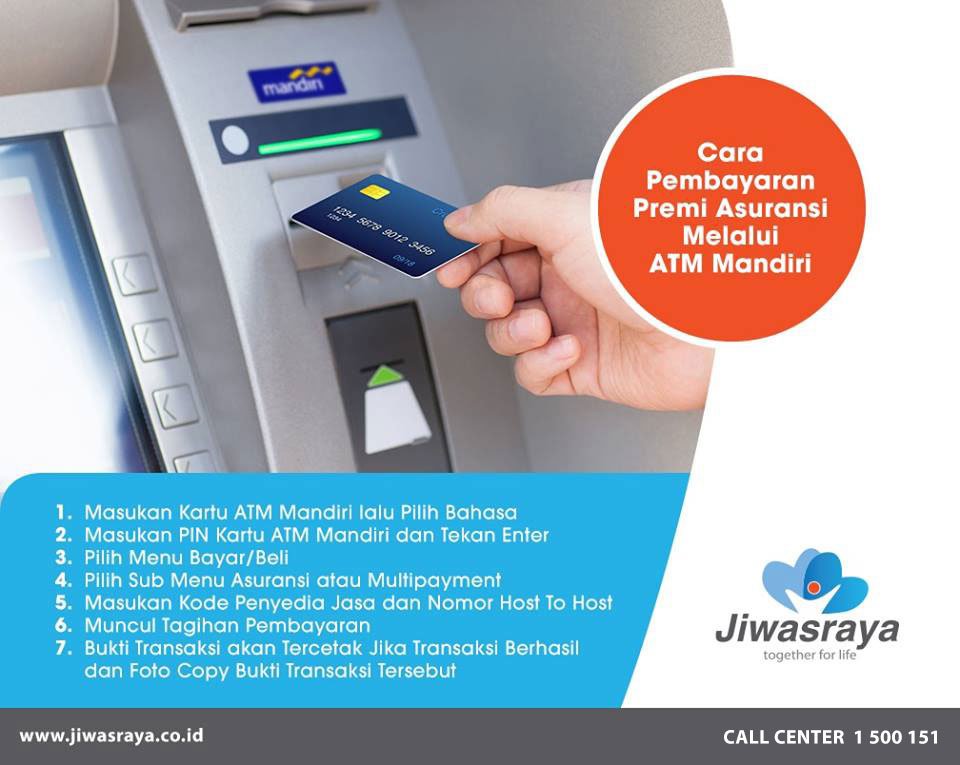 Uzivatel Asuransi Jiwasraya Na Twitteru Bagi Nasabah Mandiri Lakukan Pembayaran Melalui Atm Mandiri Untuk Mempermudah Pembayaran Premi Asuransi Jiwasraya Infojiwasraya Https T Co 7bfjcl3flq