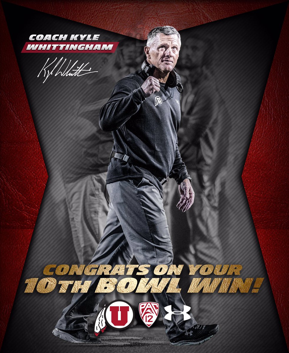 Congratulations, Coach. 10-1 in bowls. We could not be more proud!