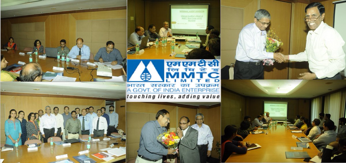 mmtc_ltd's tweet photo. Professional Internal Auditors meeting of Western Zone with Audit Committee was held on 27.12.2016 at RO Mumbai #MMTC #WESTZONE #AUDITMEET https://t.co/Ym52KFYwoW