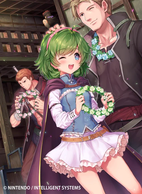 「ファイアーエムブレム0(サイファ)」1月からのプロモーションカード『「牙」の見習い ニノ』イラスト担当させて頂きました。よろしくお願いします! #FEcipher 