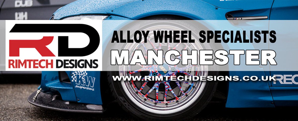 RimTechDesigns's tweet image. Alloy Wheel Refurbishment or Repair specialists. Stockport Manchester. mf.tt/UqFwb 0161 425 5353