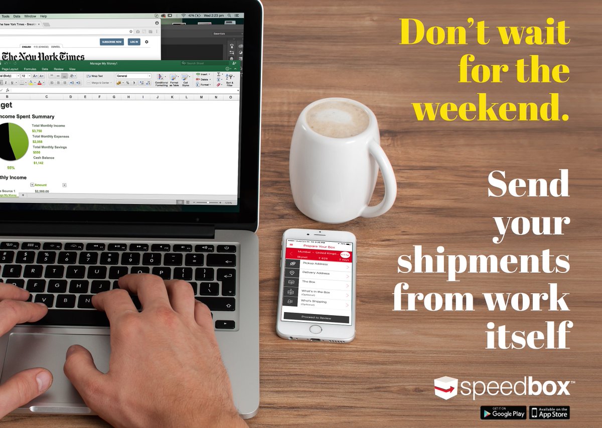 SpeedboxMaster's tweet image. Don't let work delay your #NewYear wishes to your loved ones.
Download #SpeedboxApp now- bit.ly/speedbox
#WorldwideShipping #courier