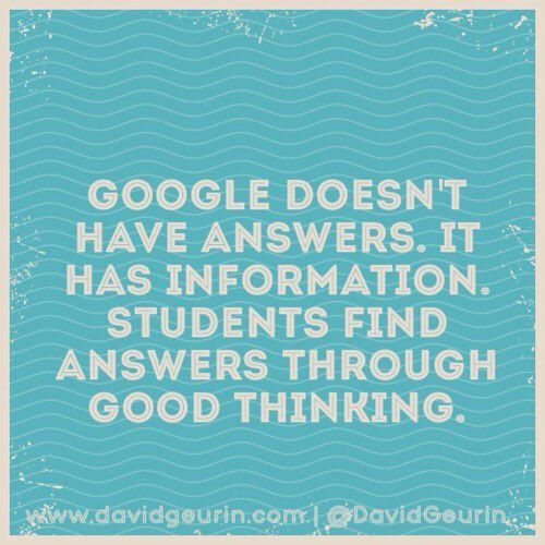 MarzanoResource's tweet photo. Love this. @DavidGeurin: Inquiry is not just searching for a right answer. It's thinking in ways that lead to understanding. #edchat #edtech https://t.co/6jz4h9NrPY