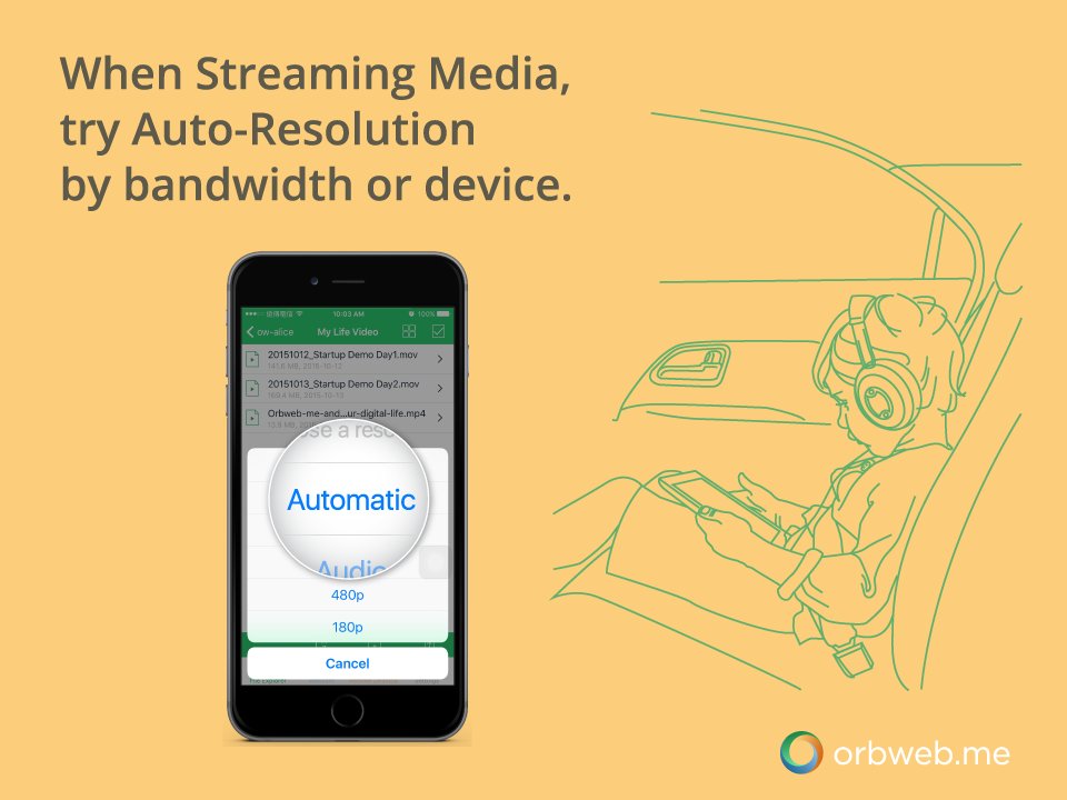OrbwebME's tweet photo. #TotalFreedom For the fun loving you, when traveling, instantly connect to your PC and enjoy media streaming! We support all media formats! https://t.co/yAsMR4TYnJ