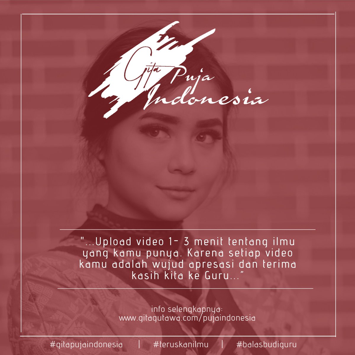 Ini caranya. Cek juga gitagutawa.com/pujaindonesia #teruskanilmu #gitapujaindonesia