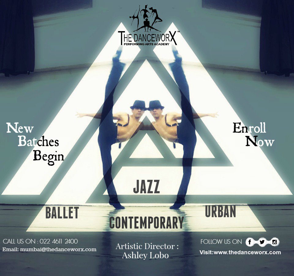 TDX_Official's tweet photo. NEW BATCHES BEGINNING FROM 3RD JANUARY 2017!!!
Learn dance styles like Jazz, Ballet, Contemporary &amp; Urban
For details call on 022 46112400 https://t.co/WfevrQNCUw