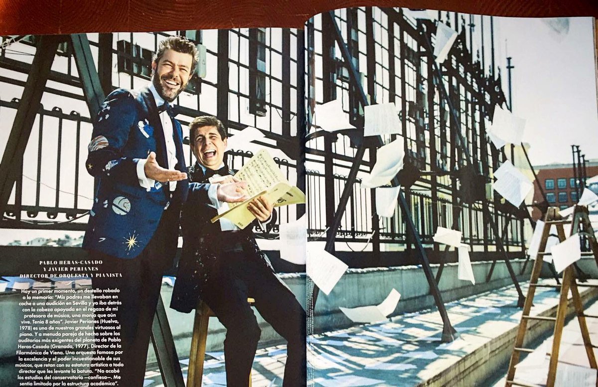 herascasado's tweet photo. Honored to be featured in this year's Vanity Fair España #Vanity100 with Javier Perianes! @VanityFairSpain https://t.co/r9LRYSfOvq