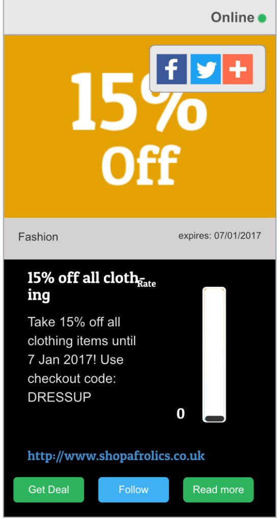 LoveAListUK's tweet photo. #savemoney with the exclusive #deal from @Shopafrolics on #shareourshop! #cardiff #fashion #style #RT

https://t.co/lL9Cduy1lC https://t.co/YJG7F4NEEw