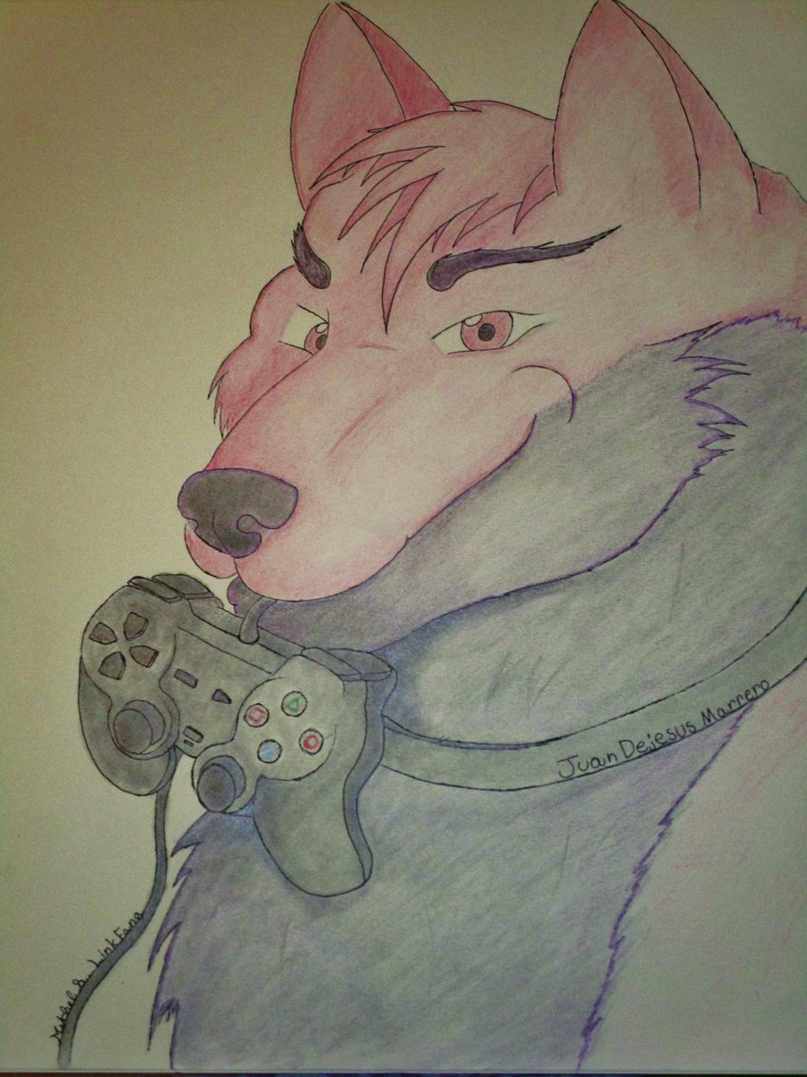 Art for a furry on Facebook