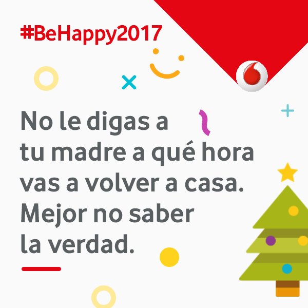 vodafone_es's tweet photo. Habla que te habla esta Nochevieja porque si eres de Vodafone, te regalamos todas las llamadas #BeHappy2017 Actívalo👉https://t.co/7ByGBmEaBi https://t.co/LDIUUfwMPs
