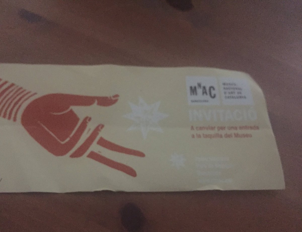 MartaMTK's tweet photo. @MuseuNac_Cat hola! Fent neteja he trobat aquesta invitació. Em confirmeu que encara és vàlida? Moltes gràcies! https://t.co/UmSvrJniMV