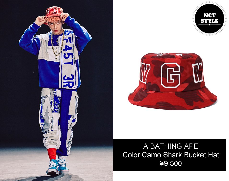 bape shark bucket hat