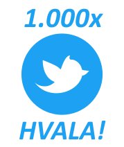 VecEUvecSLO's tweet photo. Presegli smo mejo 1.000 spremljevalcev! 👏 Najlepša #hvala Twitter uporabnikom, ki soustvarjate skupnost #vecEUvecSLO. 🤗 https://t.co/3XfVQER3RV