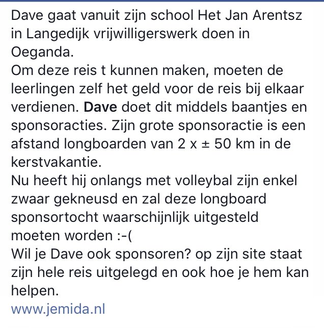 MieWP's tweet photo. in febr gaat mijn zoon (15jaar) vrijwilligerswerk doen in Uganda. Op zijn site staat hoe jij hem kan helpen https://t.co/sTh5YHXFm4 #trots https://t.co/nie7Fkk9PC