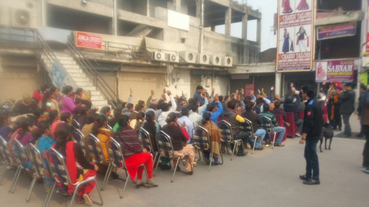 rajinderberi's tweet photo. We Thank everybody for attending the meeting kept at saffron mall.your support is appreciable https://t.co/1nCkCUnkdV