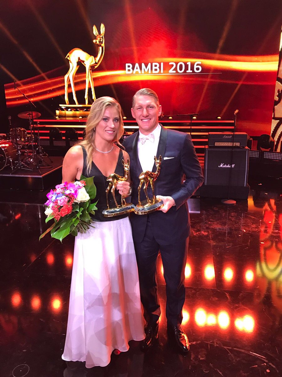 BSchweinsteiger's tweet photo. More highlights from 2016: My last game for the @DFB_Team, #Bambi2016 and being back on the pitch at Old Trafford. https://t.co/WZ48HWP3TR