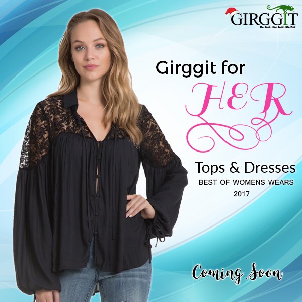 girggit's tweet photo. Because you deserve the best of everything!!
Be ready to shop the best of trendy, amazing #fashion #Girggit #LauncingSoon
#TrendWithGirggit https://t.co/eNs4g4Dkfh