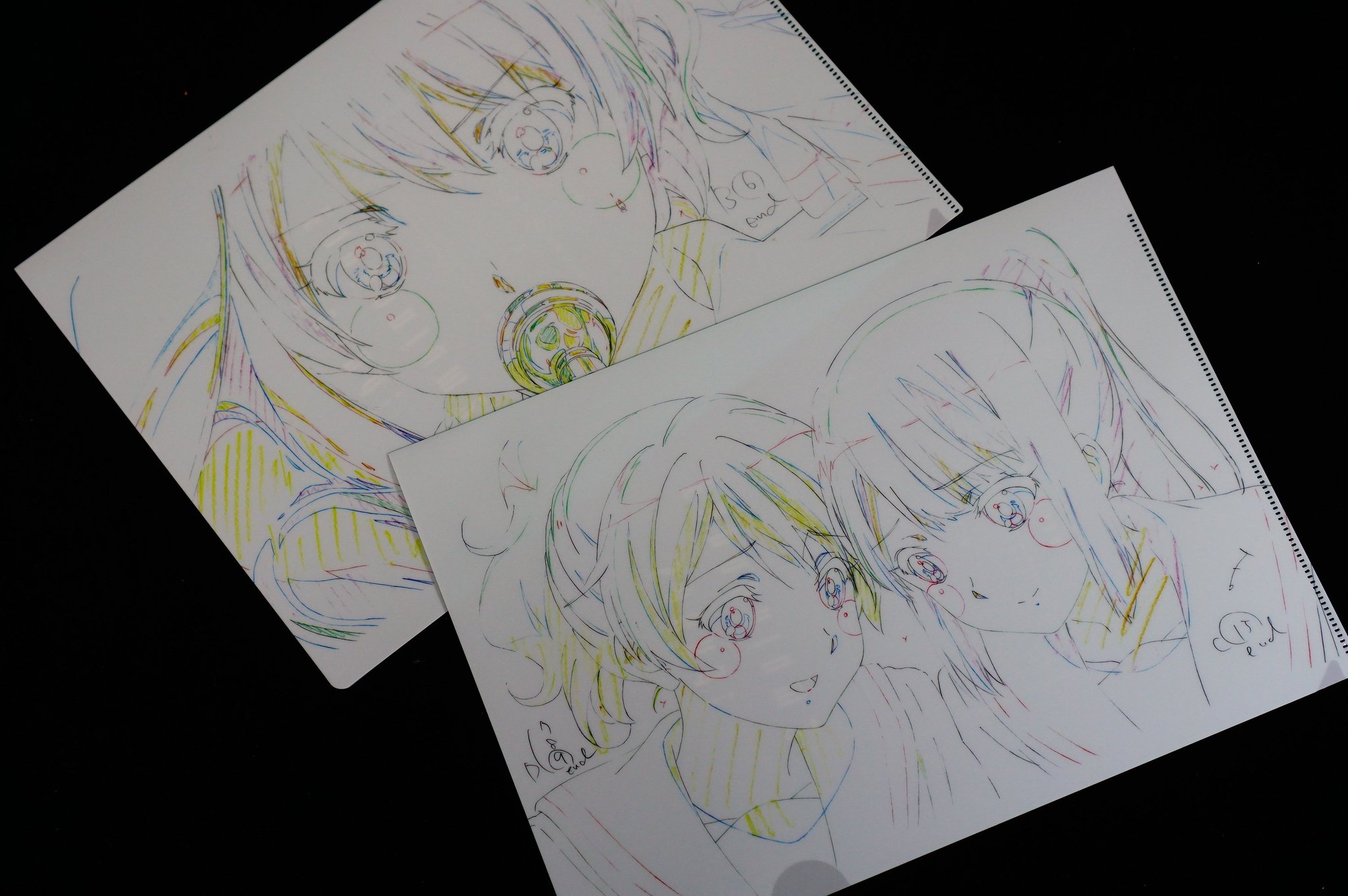 希少 数量限定 残響のテロル 原画クリアファイル 5枚セット 希少 数量限定 残響のテロル 原画クリアファイル 5枚セット-RUSSET