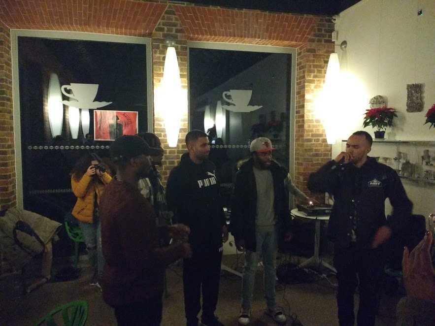 WMGallery's tweet photo. .@lemziartist cast an #AutumnalAura at Rise Up our #WMGLate dedicated to Grime + protest art
#WMG2016 review https://t.co/jS3iNIElR9
