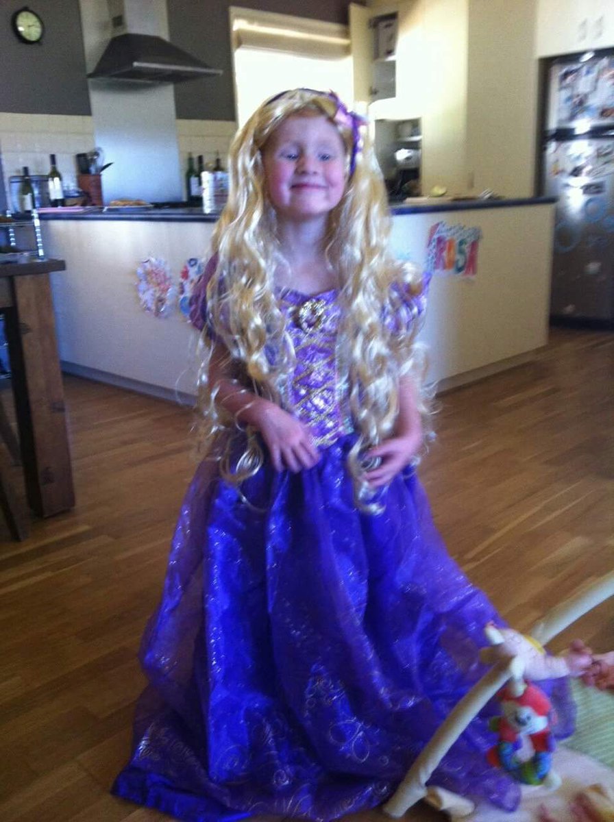 bobbireive's tweet image. My peach got her bonus present today, not as late as I expected. #AussiePrincess is that Rosa or Rapunzel? ❤