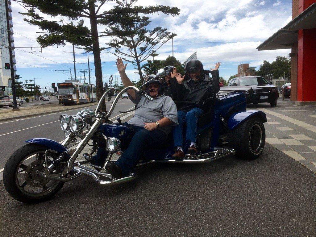 Another great day for a Three Wheeled Adventure.                      toursontrike.com.au/out-and-about-…