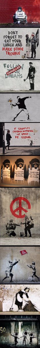 SUREmovement's tweet photo. #Banksy #Art #MakingAstatement what would your message be to the world? 🌍☀️🌟💛🙏🏼😌#Time4Change @SURErevolution #truthIsWithin @uksatchat https://t.co/3MjFPBepGO