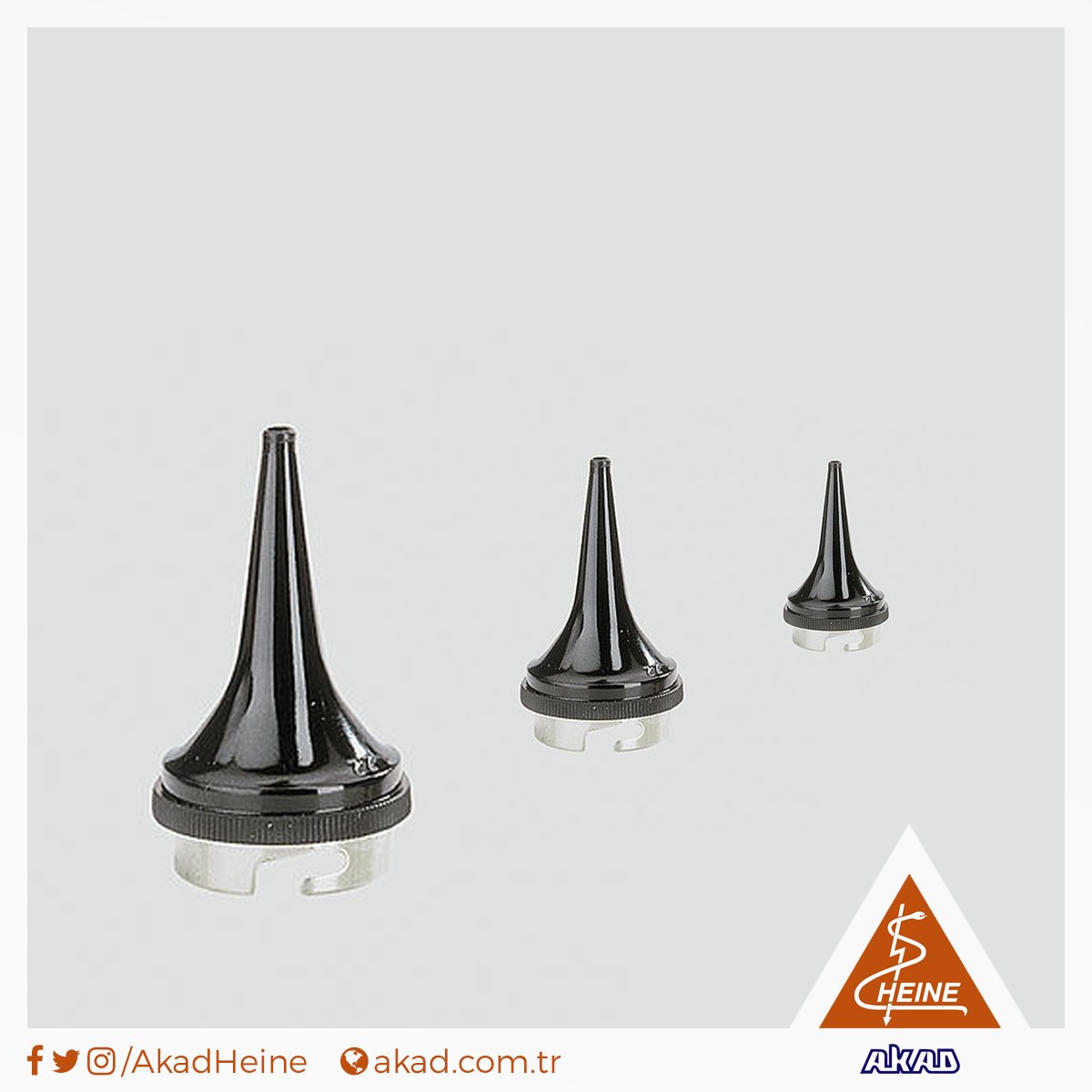 Akad Heine – Parça ve Aksesuarları
Speculumlar
Reusable Ear Speculum 2.2 mm