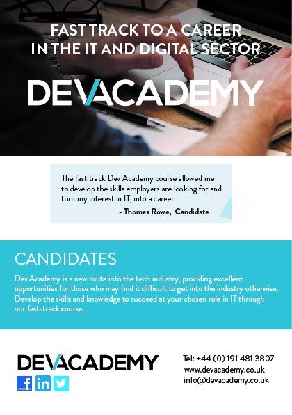 devacademyuk's tweet photo. LEARN THEN EARN! Free coding/testing course before you interview for the #jobs - Various #courses across the UK.... https://t.co/9vXBj4EmBi https://t.co/KZduMca0Hk