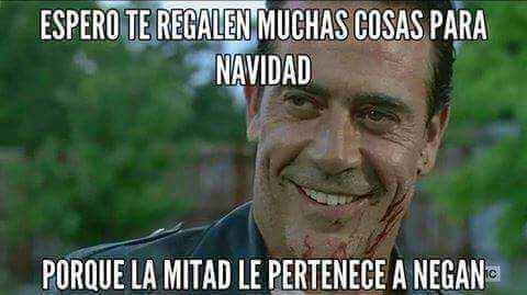 Requiemxelcine's tweet photo. #Navidad2016 #Neggan #TheWalkingDead https://t.co/m02EODQvG0