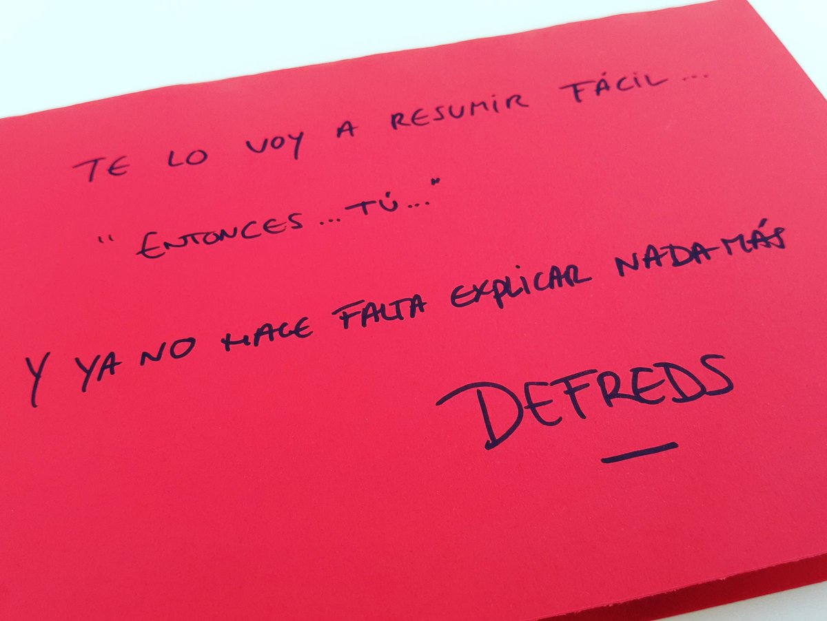 Defreds's tweet photo. Entonces tú. https://t.co/uTyJ7hFJ34