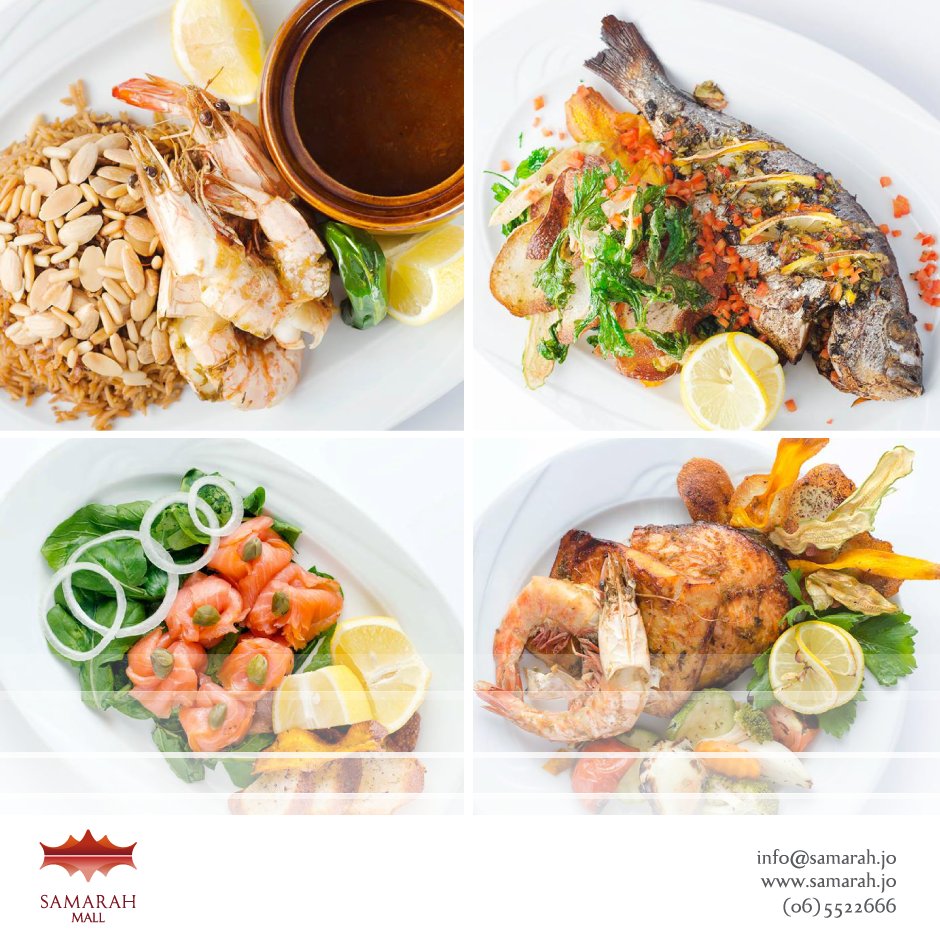 SamarahMall's tweet photo. استمتعوا بأشهى المأكولات البحرية من مطعم المحيط، #البحر_الميت 
@OceanFreshFish 
#SamarahJo https://t.co/NCQHVrIA8A