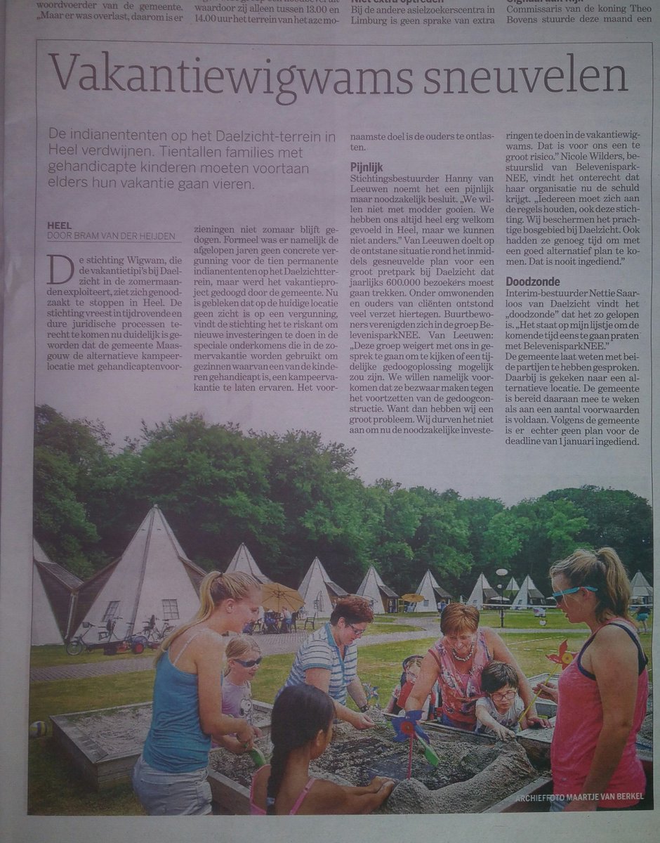 StichtingWigwam's tweet photo. Vandaag afscheid van locatie #Heel https://t.co/uDth9A1l3c iedereen welkom,
en in @delimburger ook aandacht voor onze moeilijke beslissing: https://t.co/fetOlCHk0j