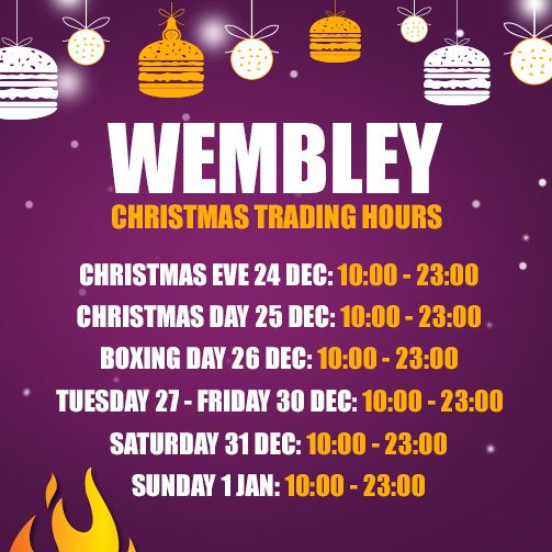 Steers_UK's tweet photo. Please take note of our trading hours over the festive season https://t.co/I2GtkE8zmI