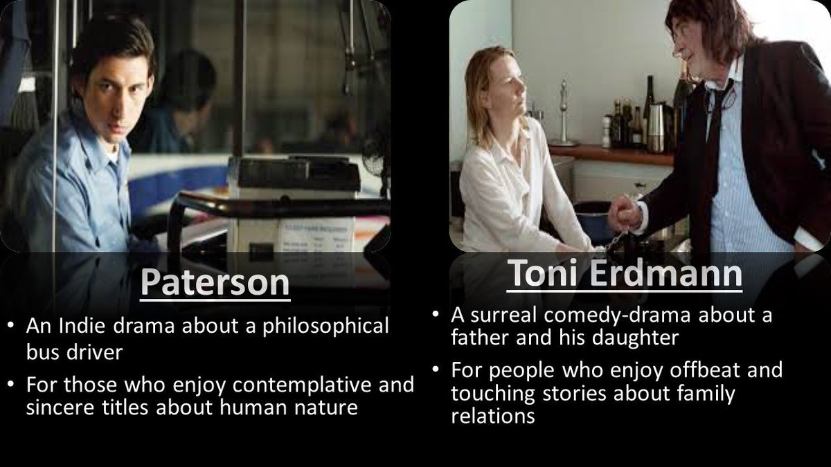#ToniErdmann and #paterson are out this weekend, which one fits your taste?