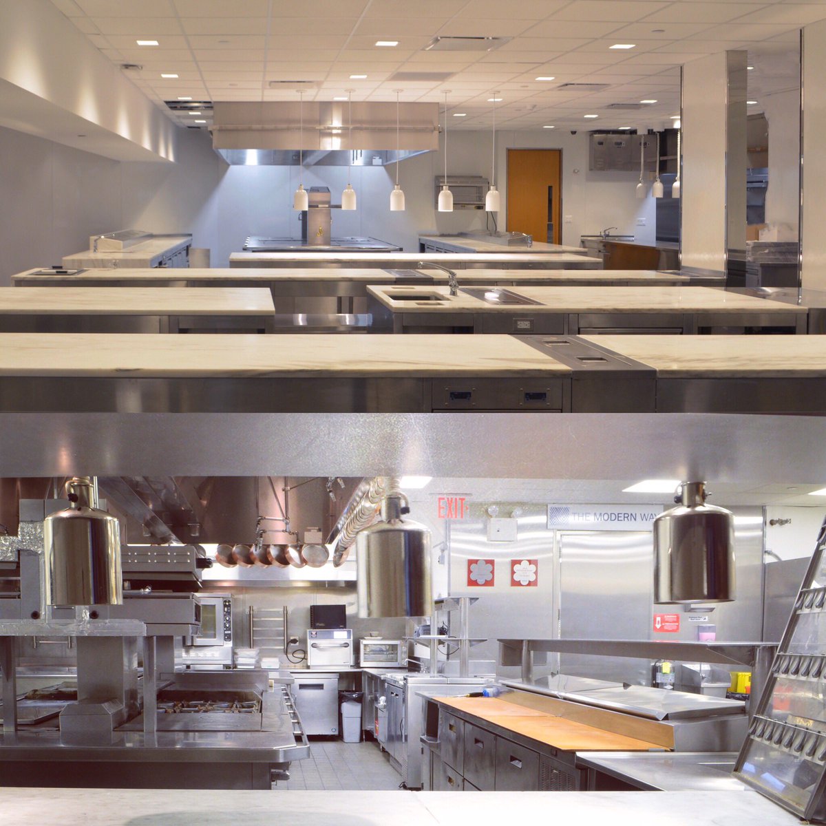 With 2016 winding down it is hard to believe the before (below) and after of our kitchen at this time last year. #tbt #themodernway