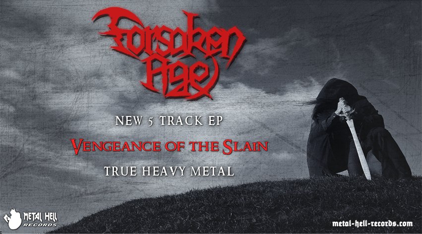 MetalHellRecs's tweet photo. FORSAKEN AGE "Vengeance of the Slain" EP available for Pre-order now! https://t.co/bklJtHUytl
#truemetal #HEAVYMETAL #metal #MetalHead https://t.co/SYfH0AZS8O