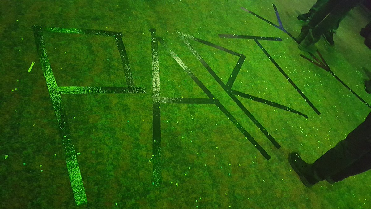 anked's tweet photo. The traditional #kloparty at #33c3 started :-) with DJ, decoration, dancing ppl and confetti...
#toiletparty #1OG https://t.co/DldVRHefVq