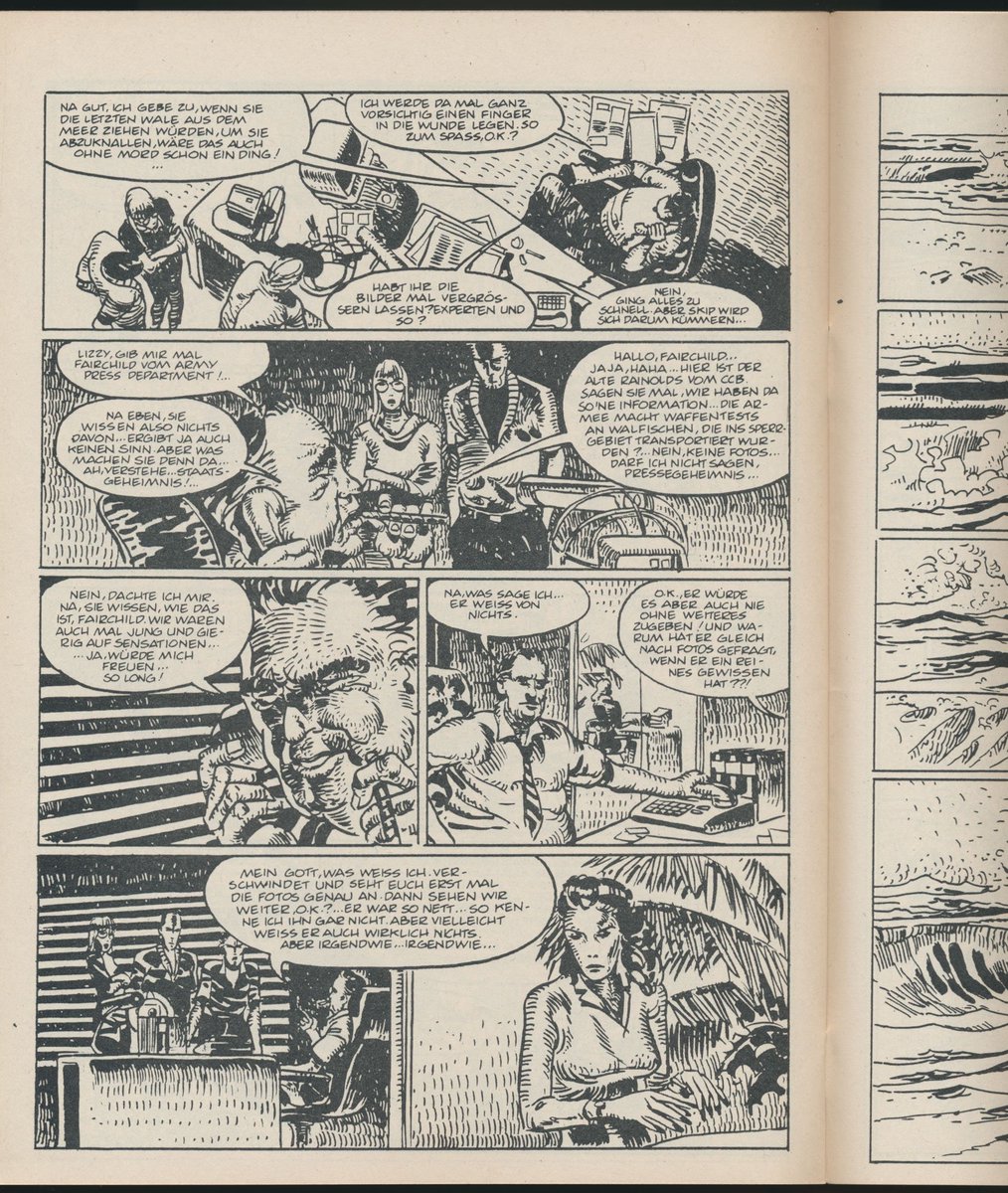 BilderUndWorte's tweet photo. Menschenblut #9 #Blutshop 1984 "Die Botschaft Teil 3" (4) #ComicArt by Matthias Schultheiss #UndergroundComix #scifi #AutorenComics https://t.co/FmKzsG6FvS