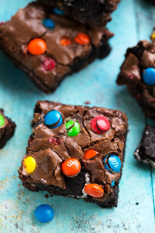ItsFoodPics's tweet photo. M&amp;M Brownie Bars! https://t.co/3PjxjCNbqq