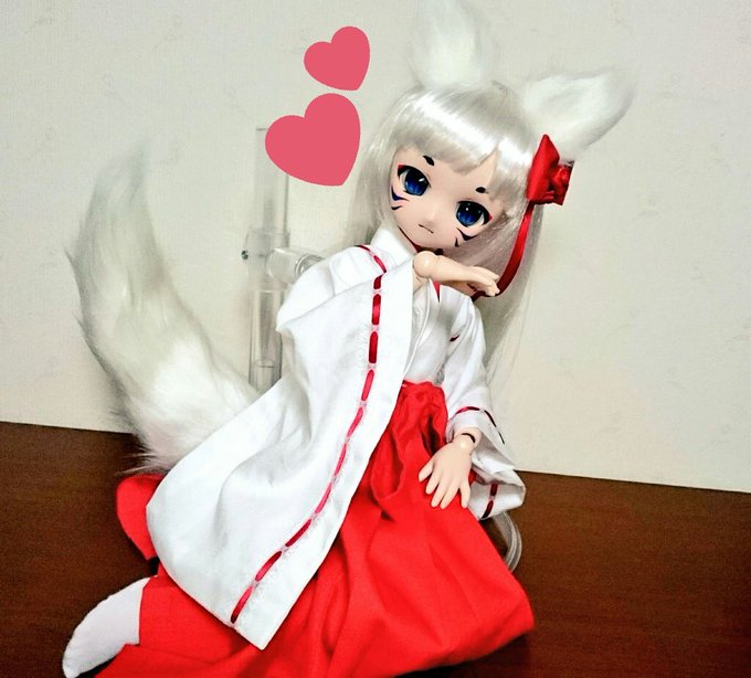 MDD娘お迎えしました～
狐っ娘の杏珠(あんじゅ)様です(*'∀`*)
所々こだわって、ほんとに理想の子になりました!
各出品者の方々に感謝m(_ _)m
#MDDはいいぞ 
#うちのこかわいい 