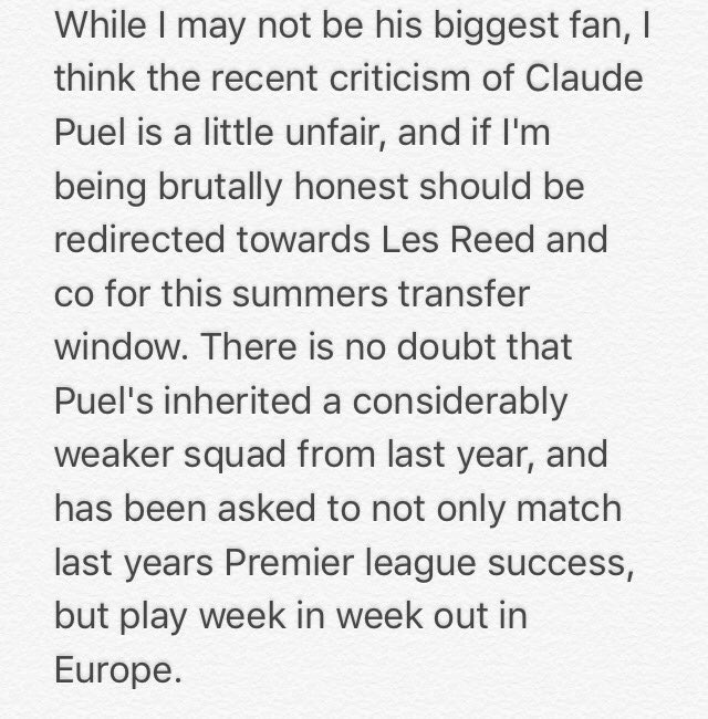 SaintsfcViews's tweet image. A couple of thoughts of the current situation ongoing at Southampton. Let me know your thoughts? #Saintsfc