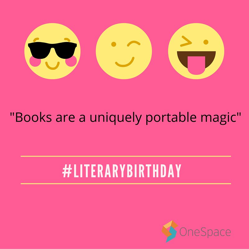 OneSpaceTeam's tweet image. Happy Birthday, #MollyBang! Thanks for all the great reads. #LiteraryBirthday