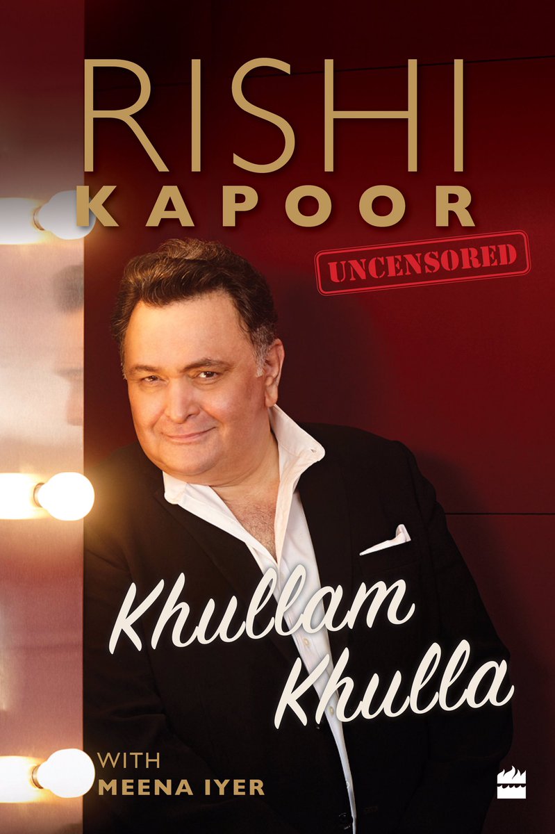 My autobiography-Rishi Kapoor-uncensored! 'Khullam Khulla'releases 15th January.This one's from the heart, my life and times, as I lived it!
