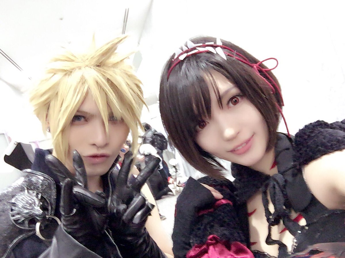 もころす No Twitter みずきち はやちん となコス1日目お疲れ様でした あ みずきちだ 嘘でしょ 服着てる と思いつつ声かけたらイケメンクラウドが振り返って はやちんだと気づいたwクラウドイケメンすぎるずるい