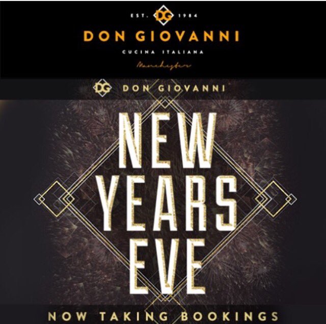 GiovannisMcr's tweet photo. Book your NYE table now and receive a free bottle of prosecco between every 2 after 7pm. Quote "prosecco upgrade" when booking. #nyemcr https://t.co/INW9EPZ4tN