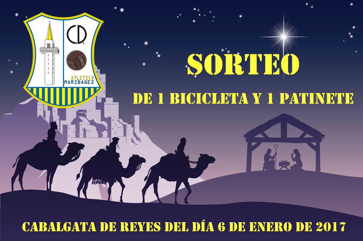 CDAmaribanez's tweet photo. Como ya viene siendo de tradición, el día 6 de enero al finalizar la Cabalgata de Reyes de Maribáñez se realizará un Sorteo. https://t.co/8JRCPl17AM