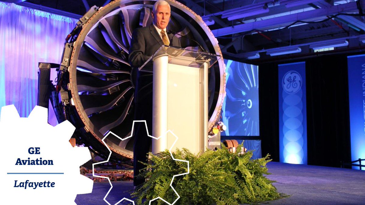 Indiana Economic Development Corp. (@indiana_edc) on Twitter photo #TBT: <a href="/GovPenceIN/">Governor Mike Pence</a> joined @GEAviation to announce the company's plans to open a new $100M jet engine assembly facility in #IN. #TBT: <a href="/GovPenceIN/">Governor Mike Pence</a> joined @GEAviation to announce the company's plans to open a new $100M jet engine assembly facility in #IN.