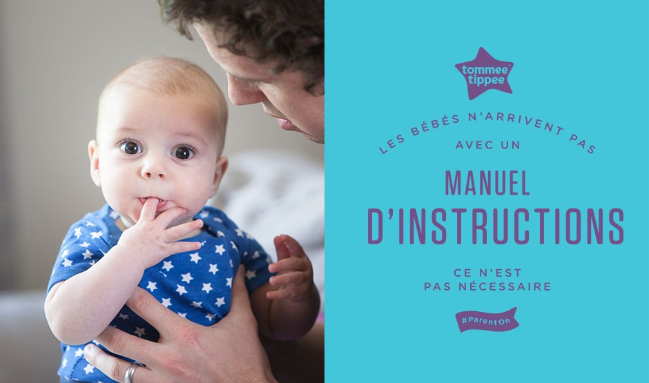 Les bébés n'arrivent pas avec un manuel d'instructions. Faites-vous confiance, et #ParentOn parent-on.fr